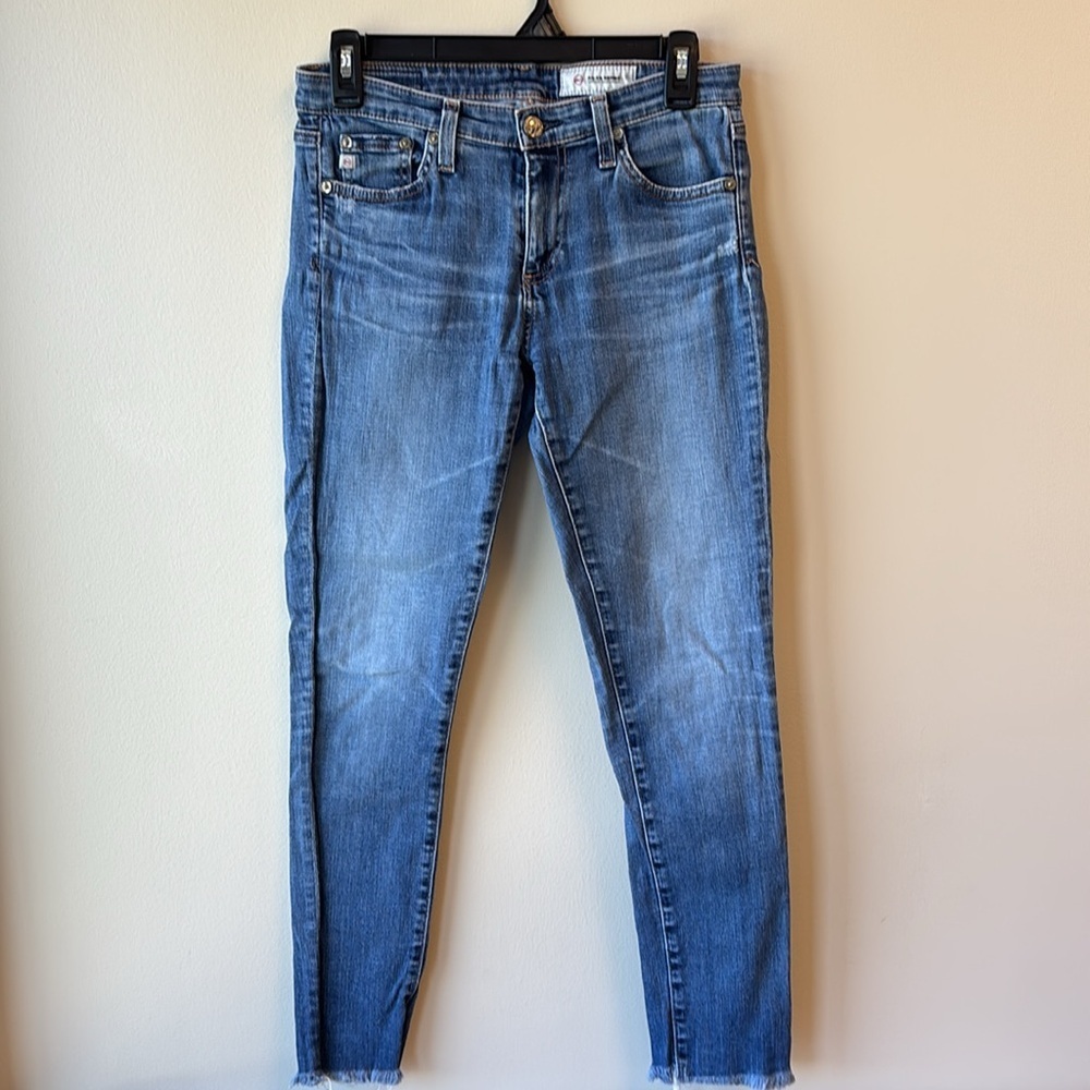 AG Adriano Goldschmied Women's Light Blue Skinny Jeans 27R - Picture 5 of 6